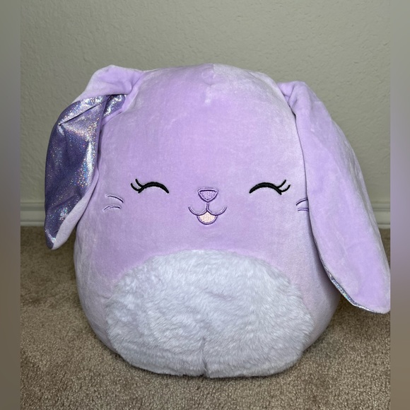 New 12” Bubbles the Bunny Squishmallows - Picture 4 of 12